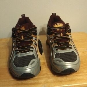 New Asics Men's Athletic Shoes - Silver and Black